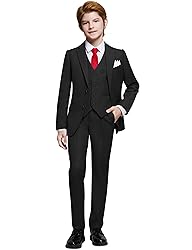Marvelous World Boys' Suits Slim Fit 5 Pieces