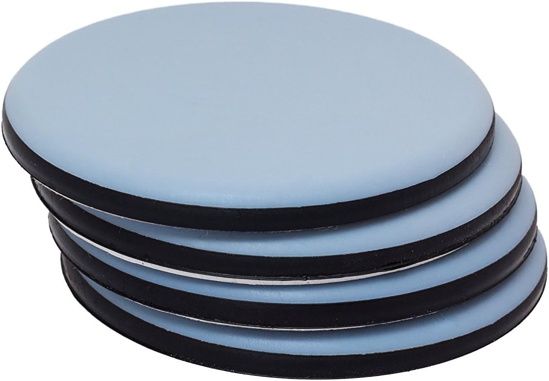 PTFE Furniture Slider Gliders (4 Pack) Self Adhesive Works on