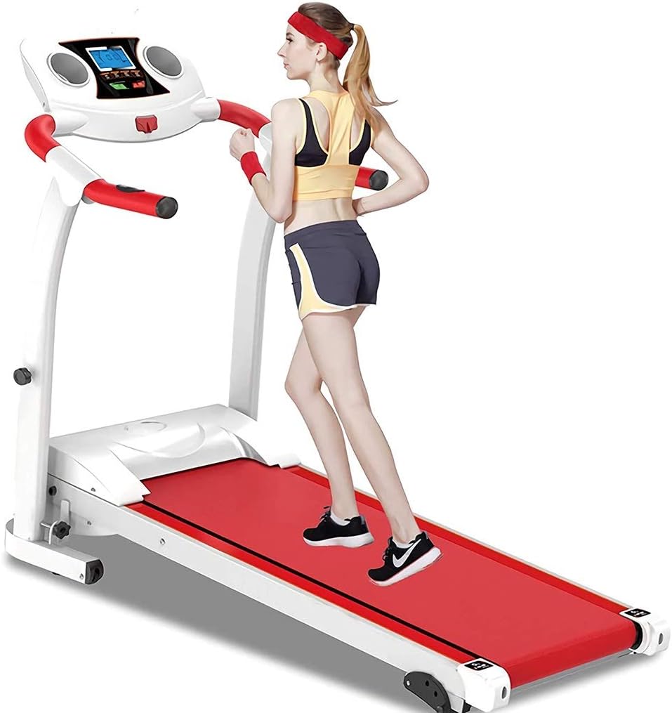 SUOMO Treadmill Foldable Home Ultra-Quiet 1.5HP Electric Treadmill Adjustable Incline Fitness Weight Loss Running Jogging Machine Gym Fitness Equipment