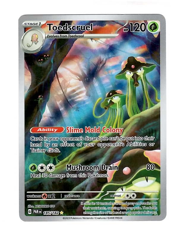 Pokemon - Toedscruel 185/182 - Paradox Rift - Illustration Rare - Single Card