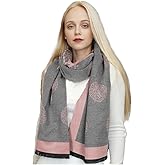 Sumato Scarf for Women Fall Winter Shawl Wraps Long Women Scarves Warm Soft Cashmere Feel Classic Tree Style