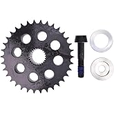 WQSING Drag Specialties Solid Compensator Sprocket 34T Kit 1120-0390 | Compatible with Harley Davidson 2007-2017 Softail 06-17 FXD Twin Cam Primary
