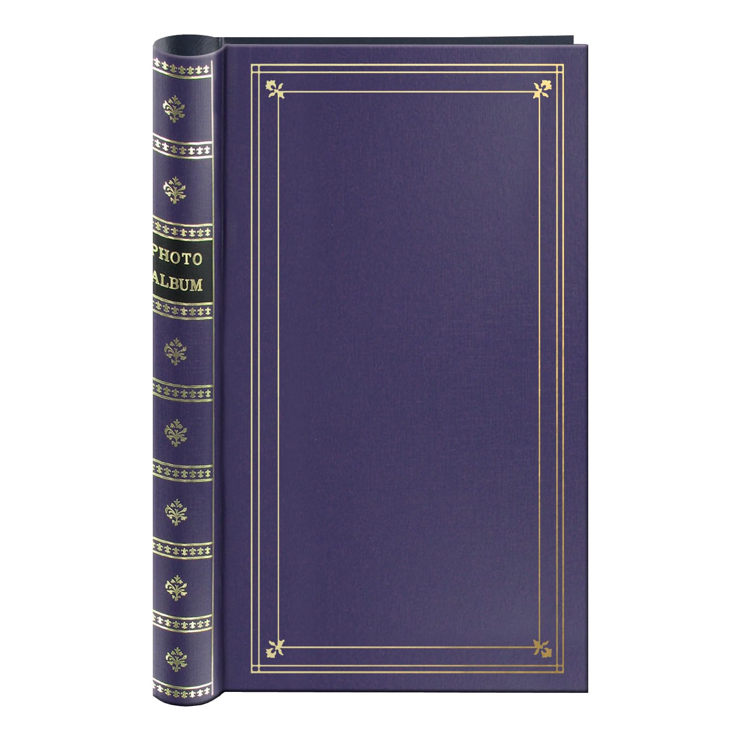 Spiral Bound Photo Album 300 Bi-Directional Memo Pockets Hold 4x6 Photos, Bay Blue