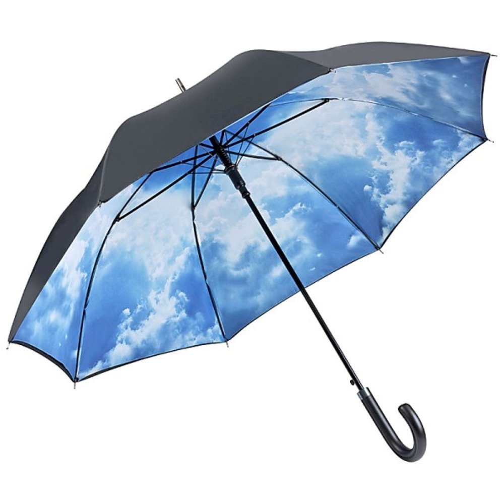 VON LILIENFELD Umbrella Automatic Men Women Motif Double Layer Hamburg Sky