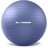 Trideer Exercise Ball Yoga Ball,Office Seating & Balance Ball Chair, Stability Ball for Pilates, Physical Therapy,Core Training & Balance Improvement & Stretching