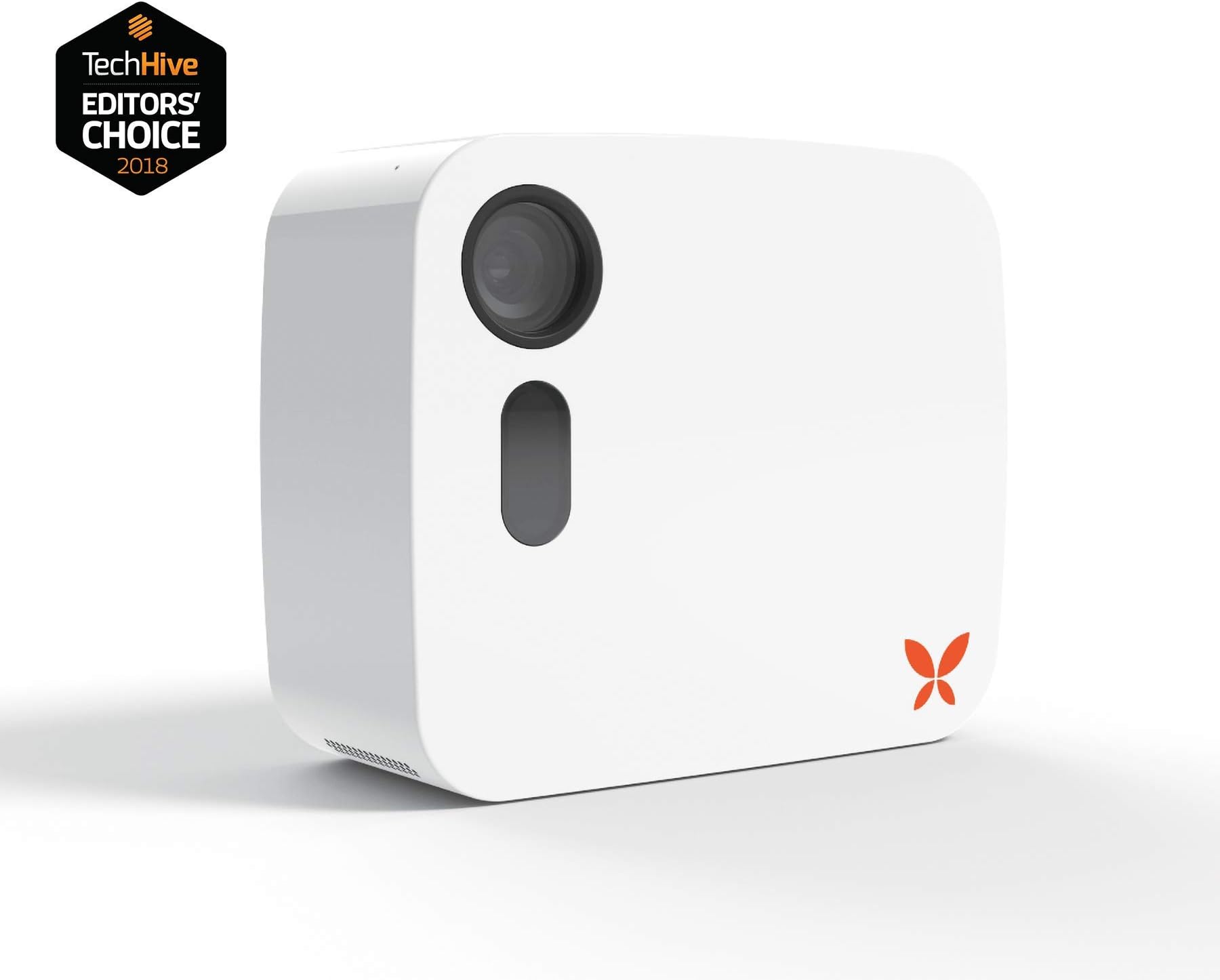 Butterfleye Security Camera - Wire-Free Rechargeable HD Security Camera with Facial Recognition and 2-Way Talk (No Hub Necessary)