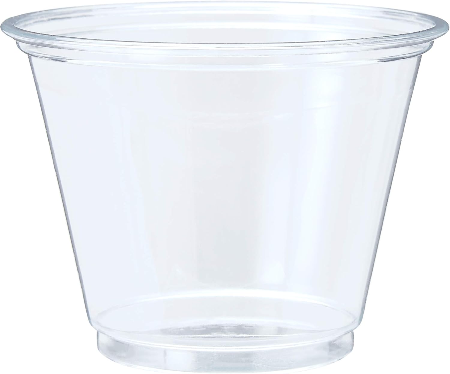 250 Clear Plastic Cups | 9 oz Plastic Cups | Clear Disposable Cups | PET Cups | Clear Plastic Party Cups | Crystal Clear Plastic Cups: Kitchen & Dining