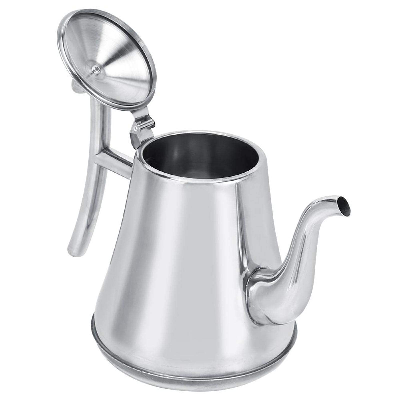 Tea Pot,1.2L/42Oz Teapot with Removeable Infuser,Stainless Steel Teapot Coffee Pot,Thickened Coffee Pot Tea Warmer with Removable Tea Infuser for Loose Leaf and Tea Bag