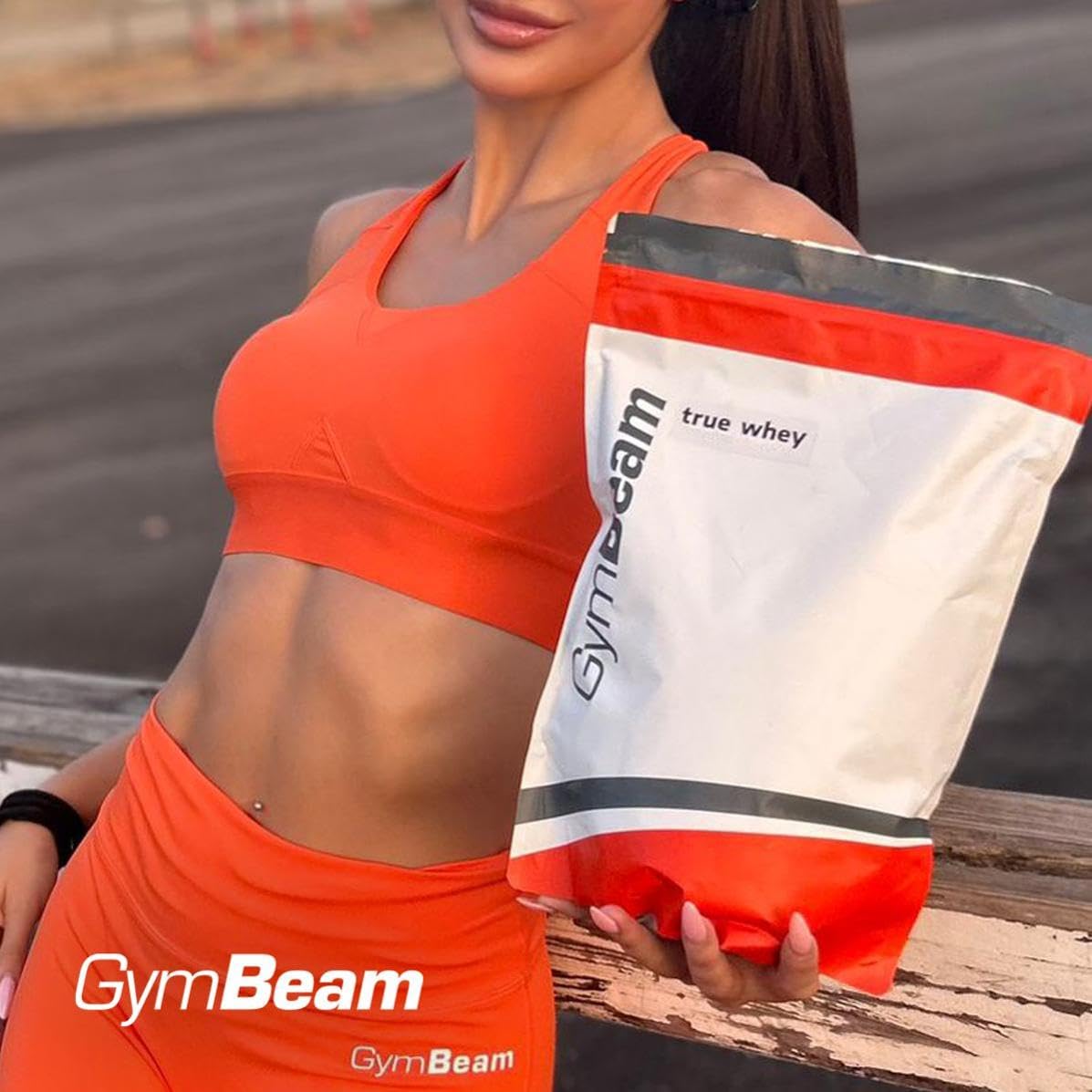 GymBeam True Whey Protein Pulver – Whey Konzentrat schonend filtriert, bis zu 23 g Eiweiß pro Portion, mit BCAA & EAA, für Muskelaufbau und Regeneration, Schokoladen Stevia, 2500 g (83 Portionen) 7