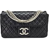 CHANEL Women's Pre-Loved Black Lambskin Westminster 10" Bag