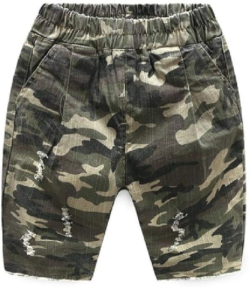 Summer Boys Casual Camouflage Shorts Baby Cotton Loose Sports Pants Kids Children Clothing