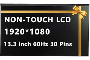 13.3" FHD 1920 * 1080 60Hz 30 Pins 60Hz for Dell Latitude 5320 Replacement Screen LCD NV133FHM-N4A with a Monitor Stand