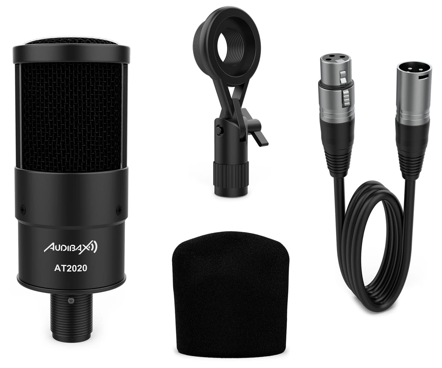 Audibax AT2020 Professional Studio Microphone Condenser