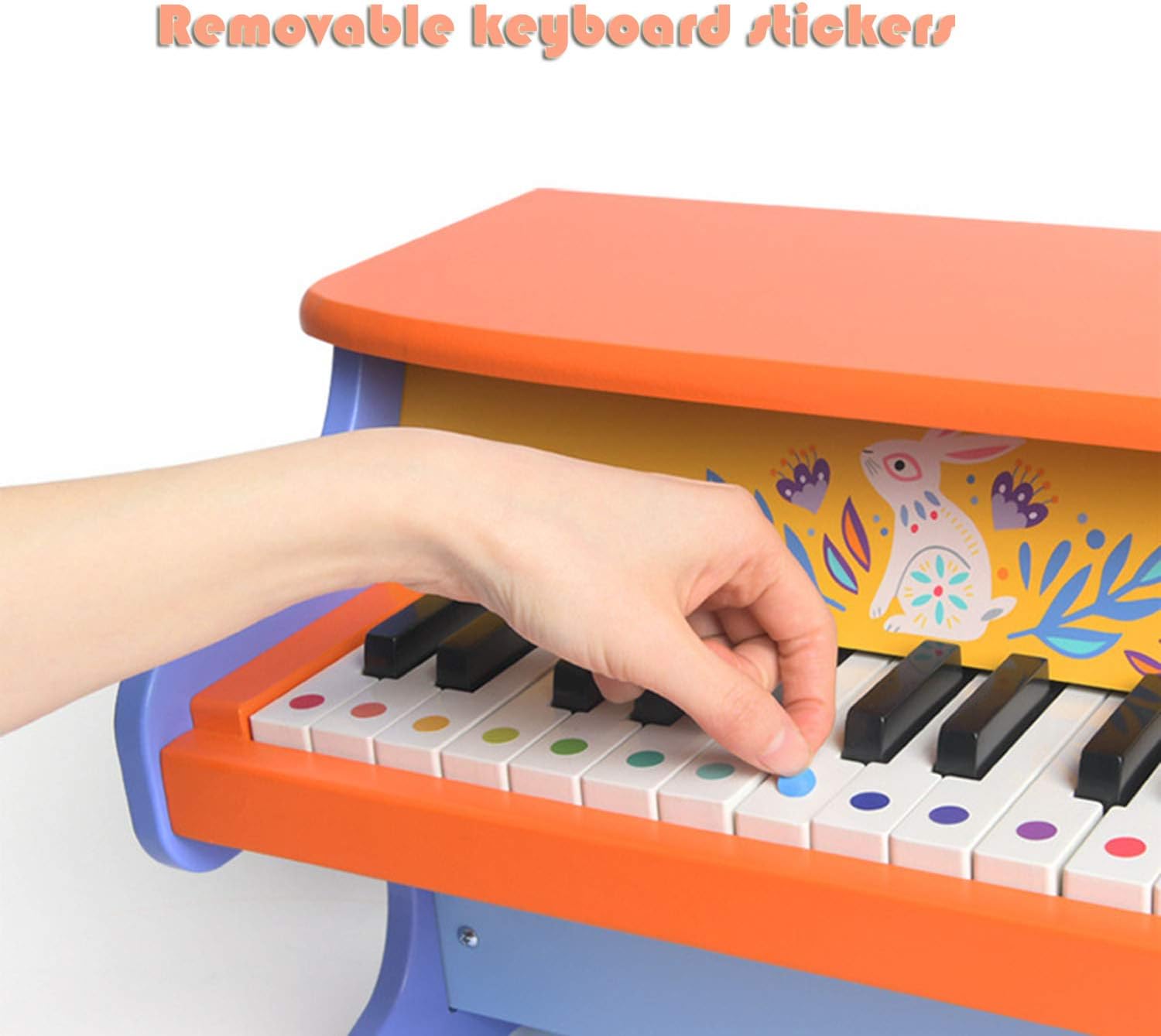 Qppwj Kinder Klavier Spielzeug Holzernes Klavier Toy 25 Waage Mit Einfachen Noten Bildungsmusikerziehung Umweltfreundliche Wasser Basierte Farben Kindern Geburtstags Geschenke Amazon De Sport Freizeit