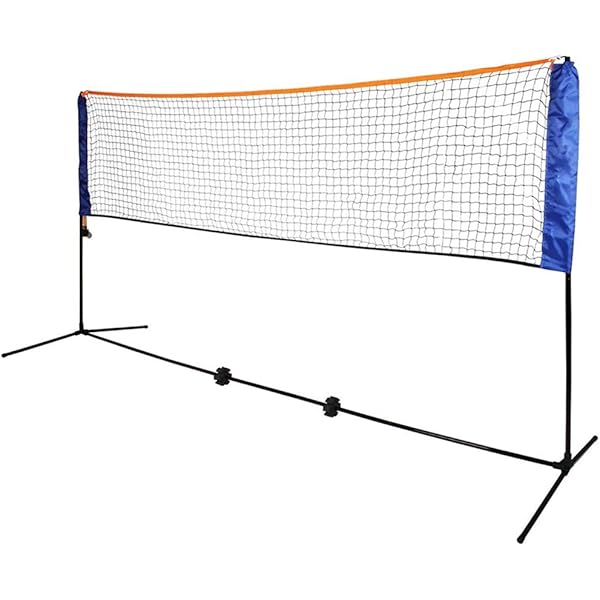 badminton nets and posts