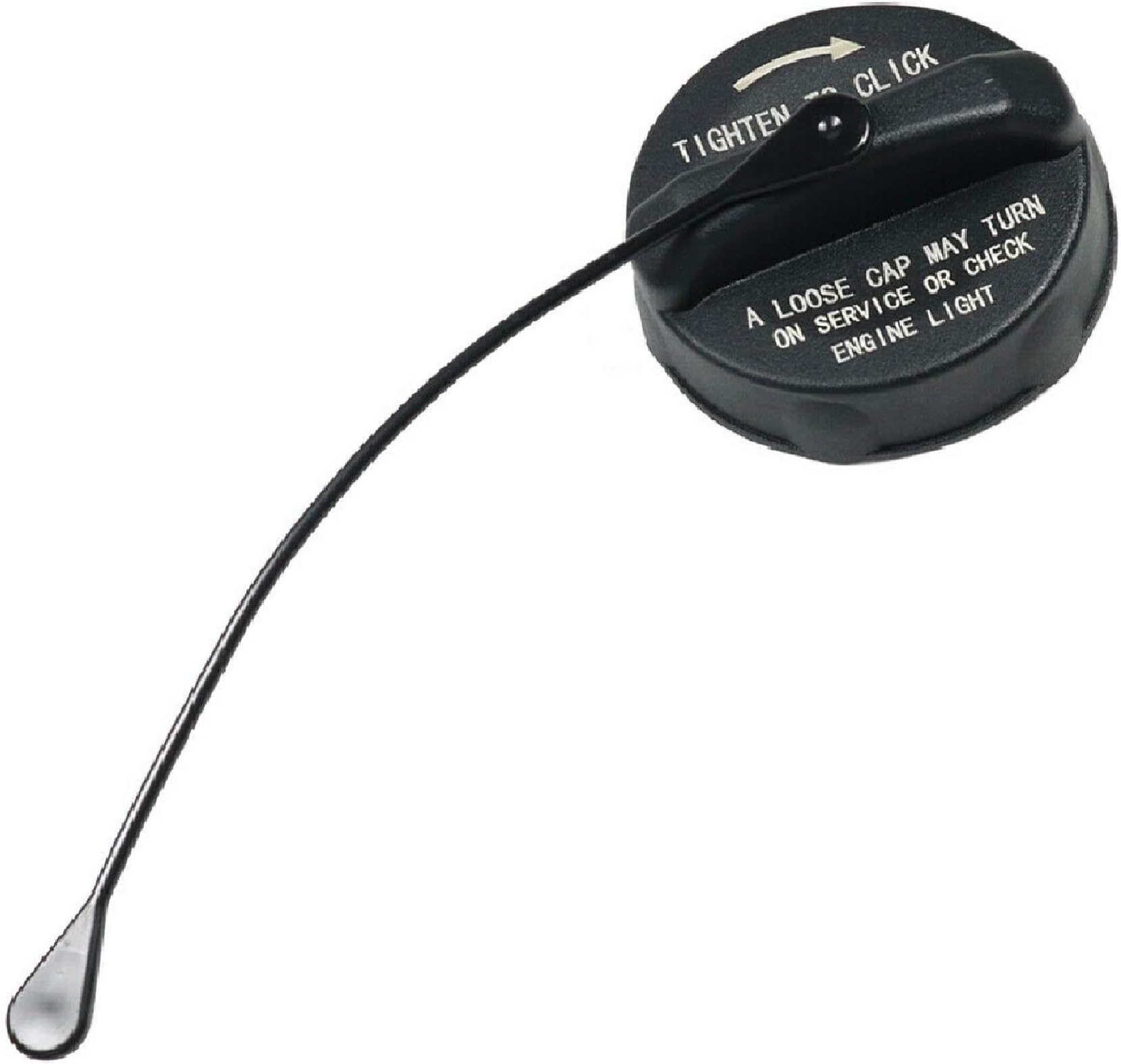 Gas Fuel Cap for 1999-2019 Jeep Dodge Chrysler Non-Locking with Tether