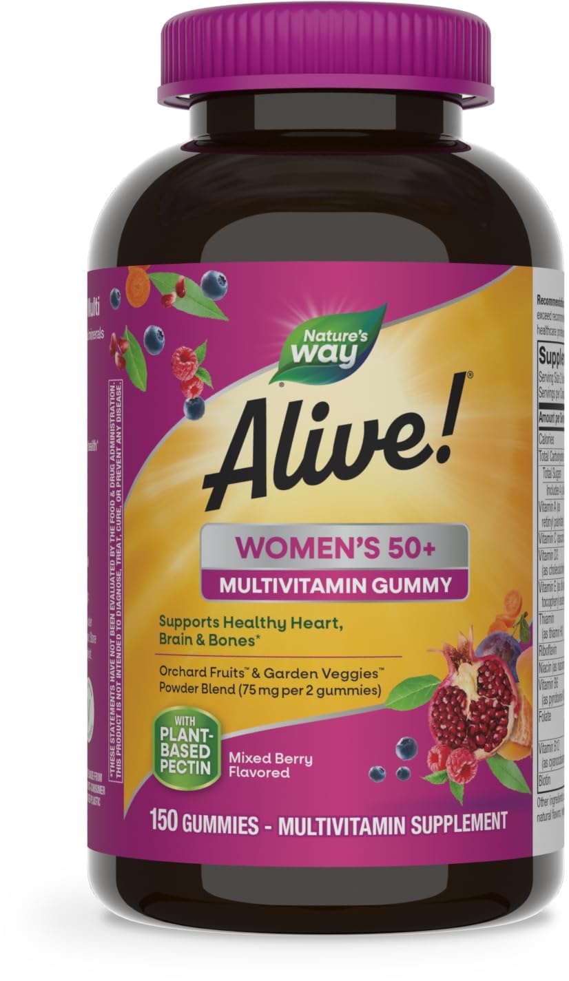 Mua Nature's Way Alive! Women’s 50+ Daily Gummy Multivitamins, Supports ...