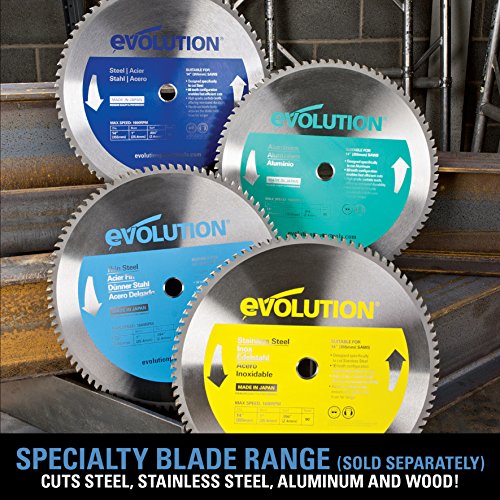 Evolution Power Tools EVOSAW380 15Inch Steel Cutting Chop Saw , Blue