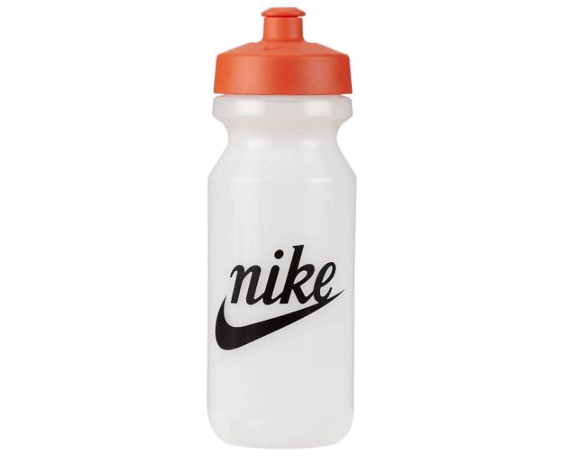 Nike Unisex Adult Bottle, Clear/Rush Orange/Black, 21 oz/650 ml
