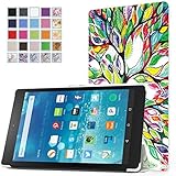 MoKo Case for Fire HD 8 2015 [Previous 5th Gen ONLY] - Ultra Lightweight Slim-shell Stand Cover with Auto Wake/Sleep for Amazon Kindle Fire HD 8