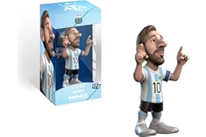 MINIX COLLECTIBLE FIGURINES - Lionel Messi, Official Argentina, Sports Collectable 12 cm Figurine, Unique Soccer Gift for All Ages, Football Stars