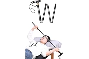 Fewener Shoulder Wand - Collapsible Stretching Tool for Therapy, Recovery & Motion - Black Stretching Stick for Shoulder & Rotator Cuff Exercises