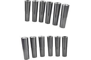 findmall 3MT MT Collet 12 Pcs Set 1/8" - 3/4" With 3/16 1/4 3/8 1/2 5/8 Chuck Fit for Bridgeport