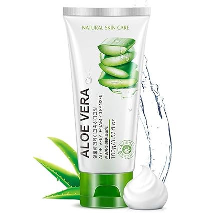 aloe facial cleansing foam amazon