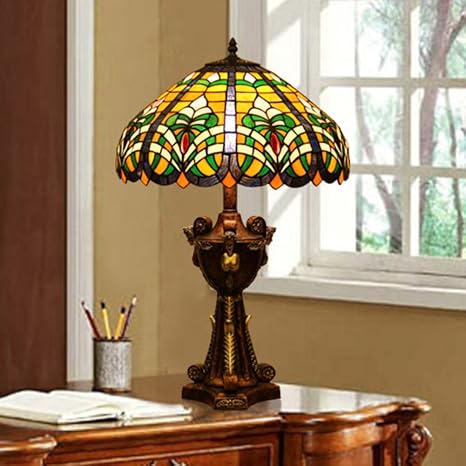 vintage library lamp