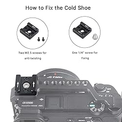 SMALLRIG Cold Shoe Mount Adapter with