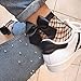 Tonuni 3 Pairs Women's Summer Sexy Thin Fishnet Short Pantyhose Socks