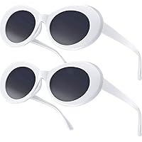 Frienda Gafas de Sol Retro Ovaladas de Disfraz Clout de Mujer Hombre