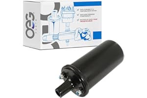 PARTS PLAYER OEG Parts New Ignition Coil With Internal Resistor 3 OHM 12V 12 Volt Universal 35K Voltage Output Spark Coil Plug