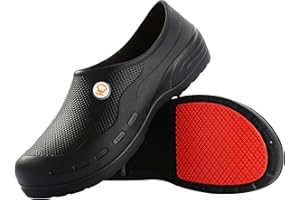 VAVSYL Slip Resistant Work Shoes for Women,Lightweight Waterproof Chef Shoes Men,Non Slip Work Shoes for Nurse/Kitchens/Resta