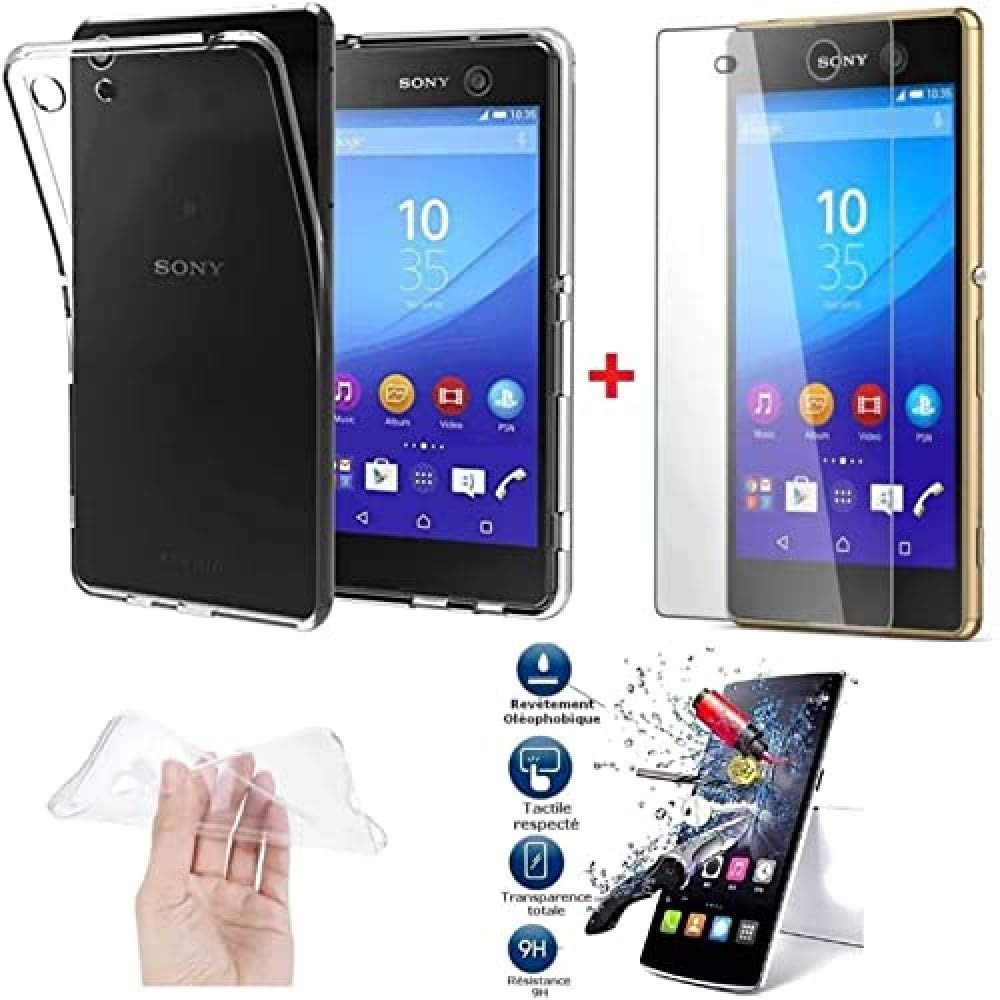 iPOMCASE Coque avec Film Protection Écran pour Sony Xperia M5