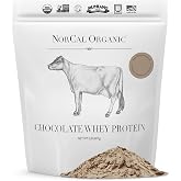 NorCal Organic Chocolate Whey Protein, USA Grass-Fed, USDA Cert, 2 lb