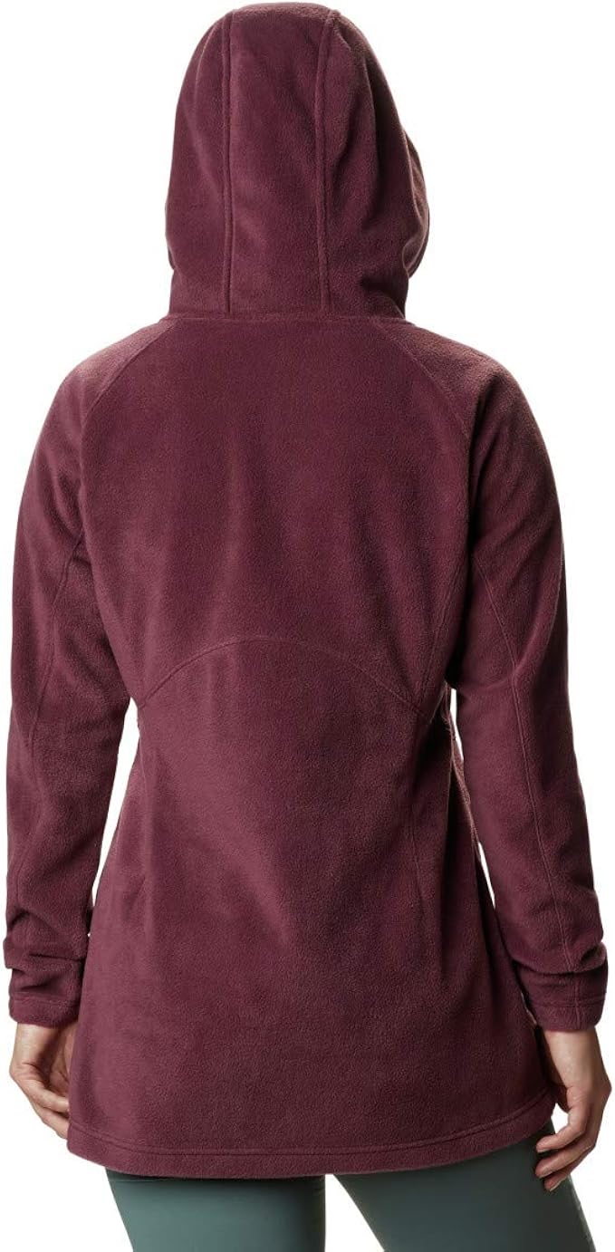 columbia women's benton springs ii long hooded jacket