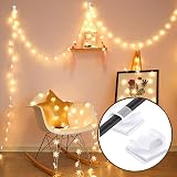 RYCHUI 60Pcs Cable Clips Self Adhesive Wire Organiser for Cables Lights view 2