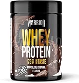 Warrior Whey Protein Powder 500g Chocolate Brownie Low Sugar Lean Muscle Support view 1