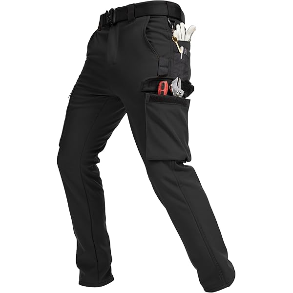 Amazon.com: TACVASEN Men's Winter Work Pants Fleece Lined Tactical