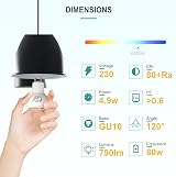 GY GU10 LED Bulb 4.9W 790lm 6500K Cool White Non-Dimmable 2 Pack view 3