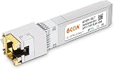 6COM 10GBASE-T SFP+ RJ45 Copper Module 30m CAT6a/7 Cisco Ubiquiti MikroTik
