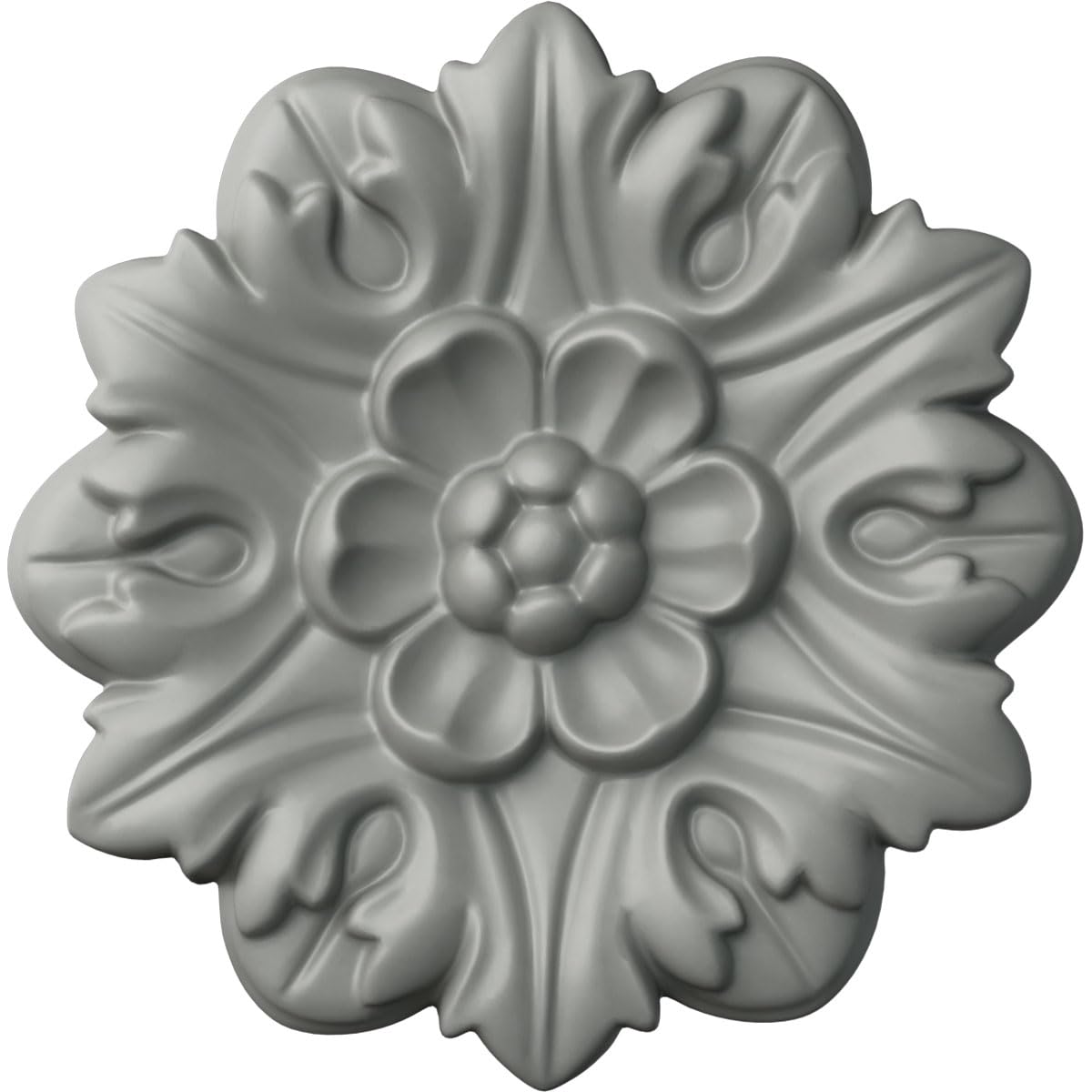 Photo 1 of Ekena Millwork ROS07X07KE Kent Round Rosette, 7 5/8"OD x 1 3/8"P, Primed