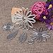 Dies Cut Cutting Die for Card Making Scrapbooking Heart Leaf Rose Flowers Beauty Lotus Root Girls Betterfly Love Stencils 3D Love Photo Frame Embossing Paper Cards for DIY Photo Album(Set 6)