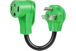 Heavy Duty EV Charger Adapter Cord NEMA 10-30P to 14-50R, Ufixed UL Listed 30 AMP Dryer to 50 AMP Adapter for Tesla Level 2 EV Charging, Not for RV