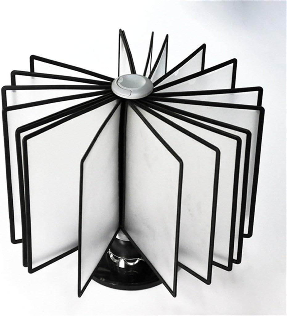 Desk File Organizer Flip Document Holder A4 Document Display Rack Rotary Display Stand Menu Display Rack Information Rack