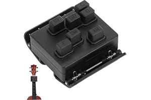 Chord Presser, Clip-On Comfort Ukulele Accessories, Efficient & Easy Ukulele Chord Presser for 23 and 26 Inches