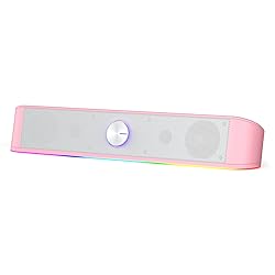 Redragon GS560 RGB Desktop Soundbar, 2.0 Channel