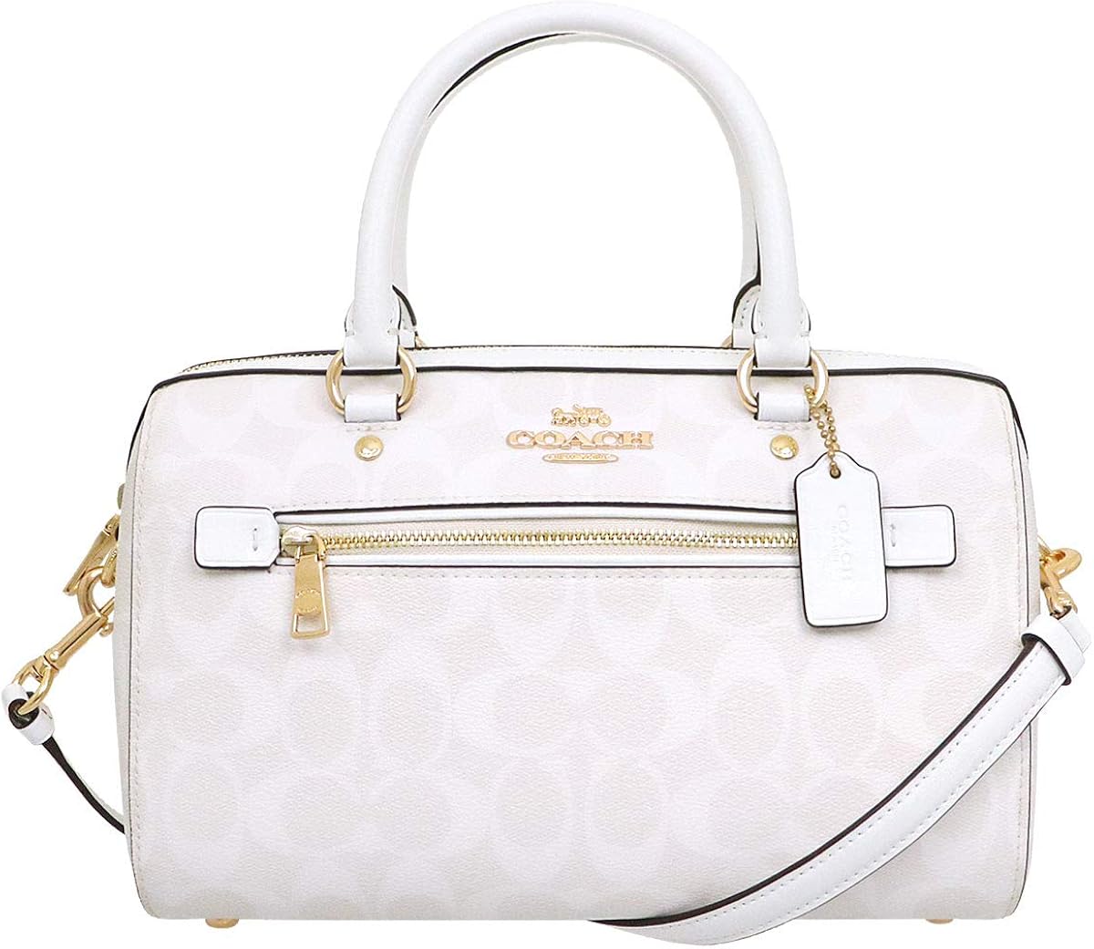 【コーチ】COACH ショルダーバッグ F83607 シグネチャー ローワン サッチェル レディース [アウトレット品]  グレイシャーホワイト