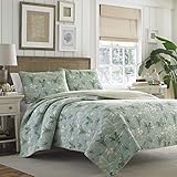 Tommy Bahama Anglers Isle Aloe Quilt Set, King, Aloe